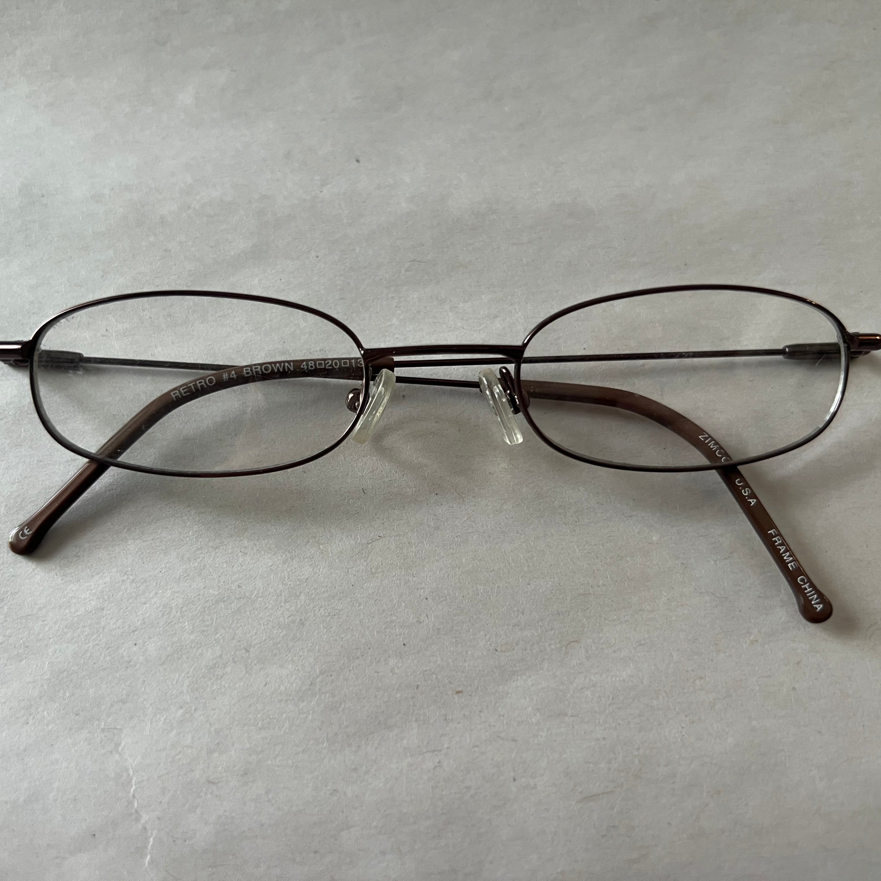 Men's Zimco Retro #4 Brown (Includes Single Vision Polycarbonate Lens)