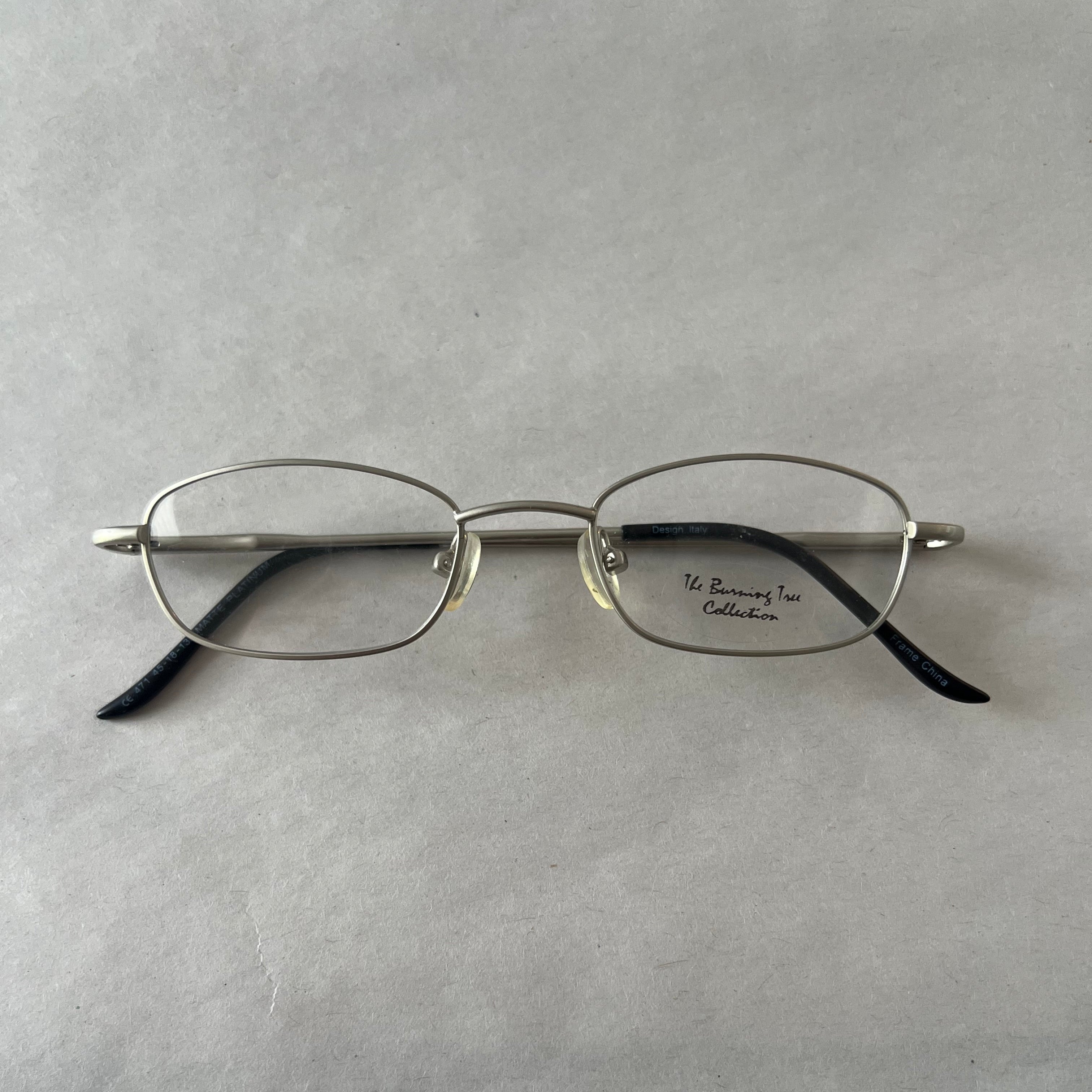 Men's Design Italy 471 Matte Platinum (Includes Single Vision Polycarbonate Lens)