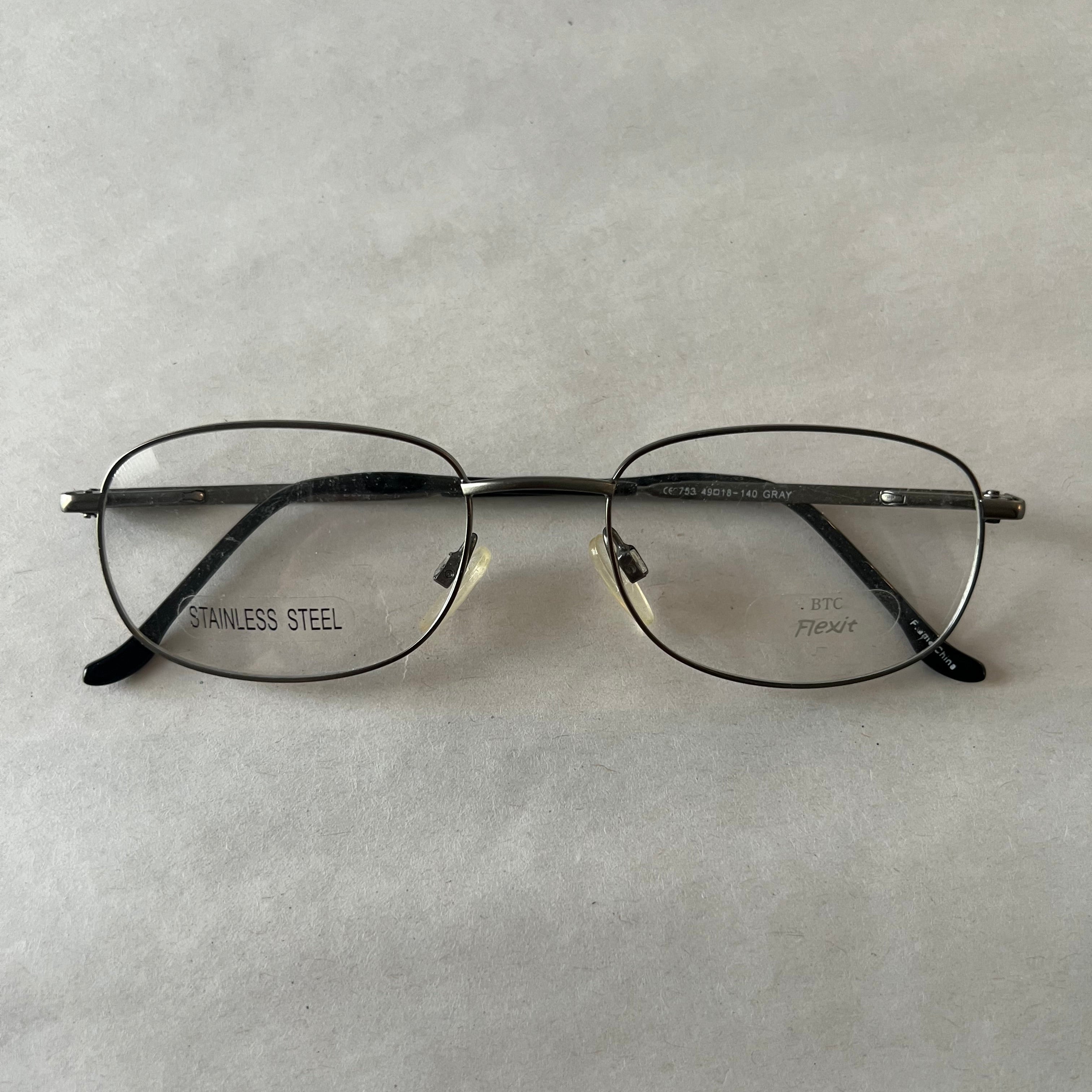 Men's Design Italy 753 Gray (Includes Single Vision Polycarbonate Lens)