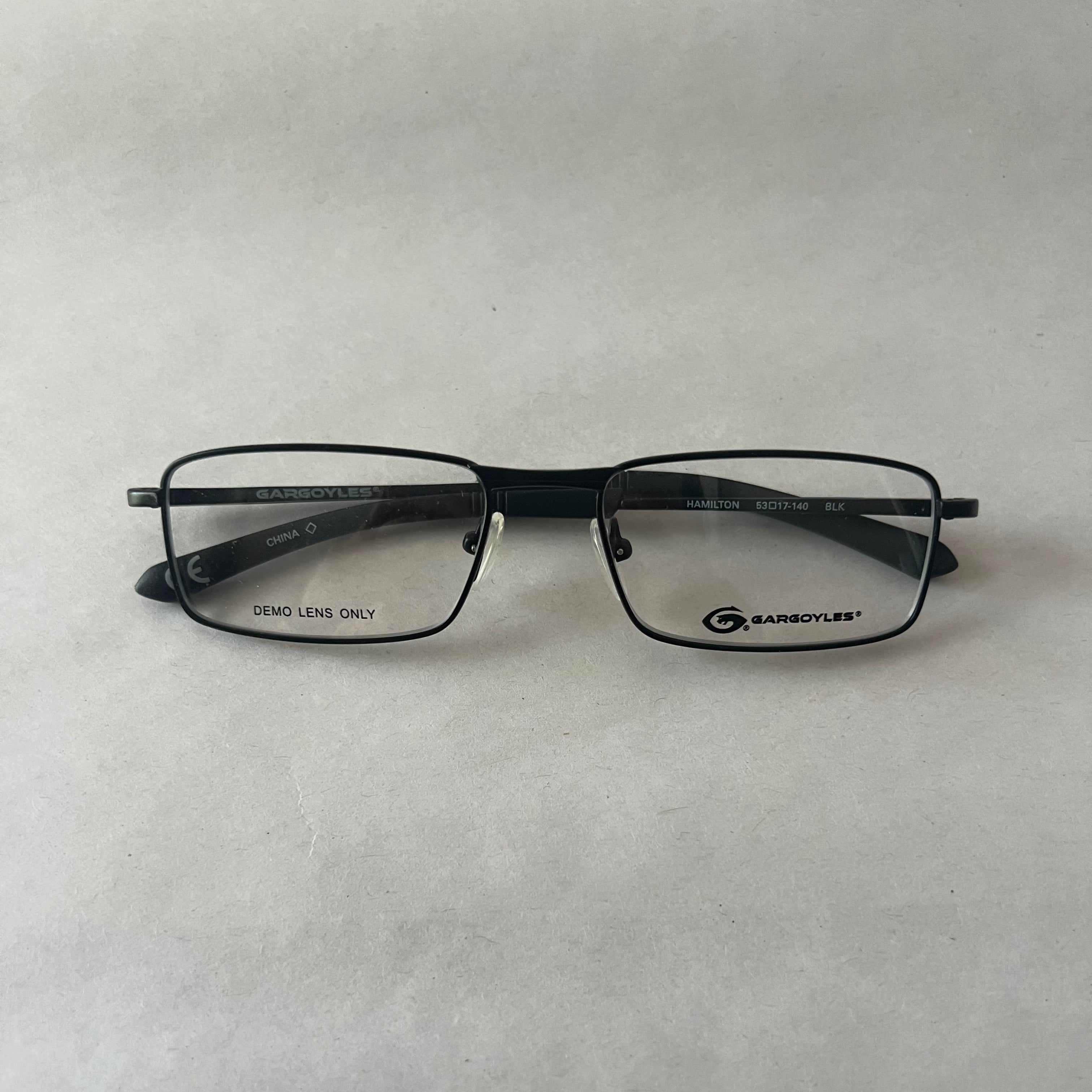 Men's Gargoyle Hamilton Black (Includes Single Vision Polycarbonate Lens)