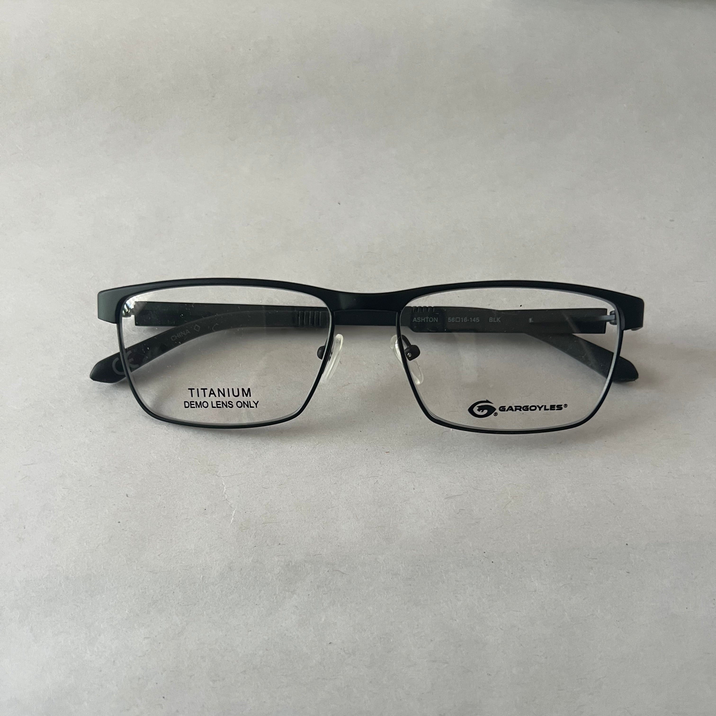 Men's Gargoyle Ashton Black (Includes Single Vision polycarbonate Lens)