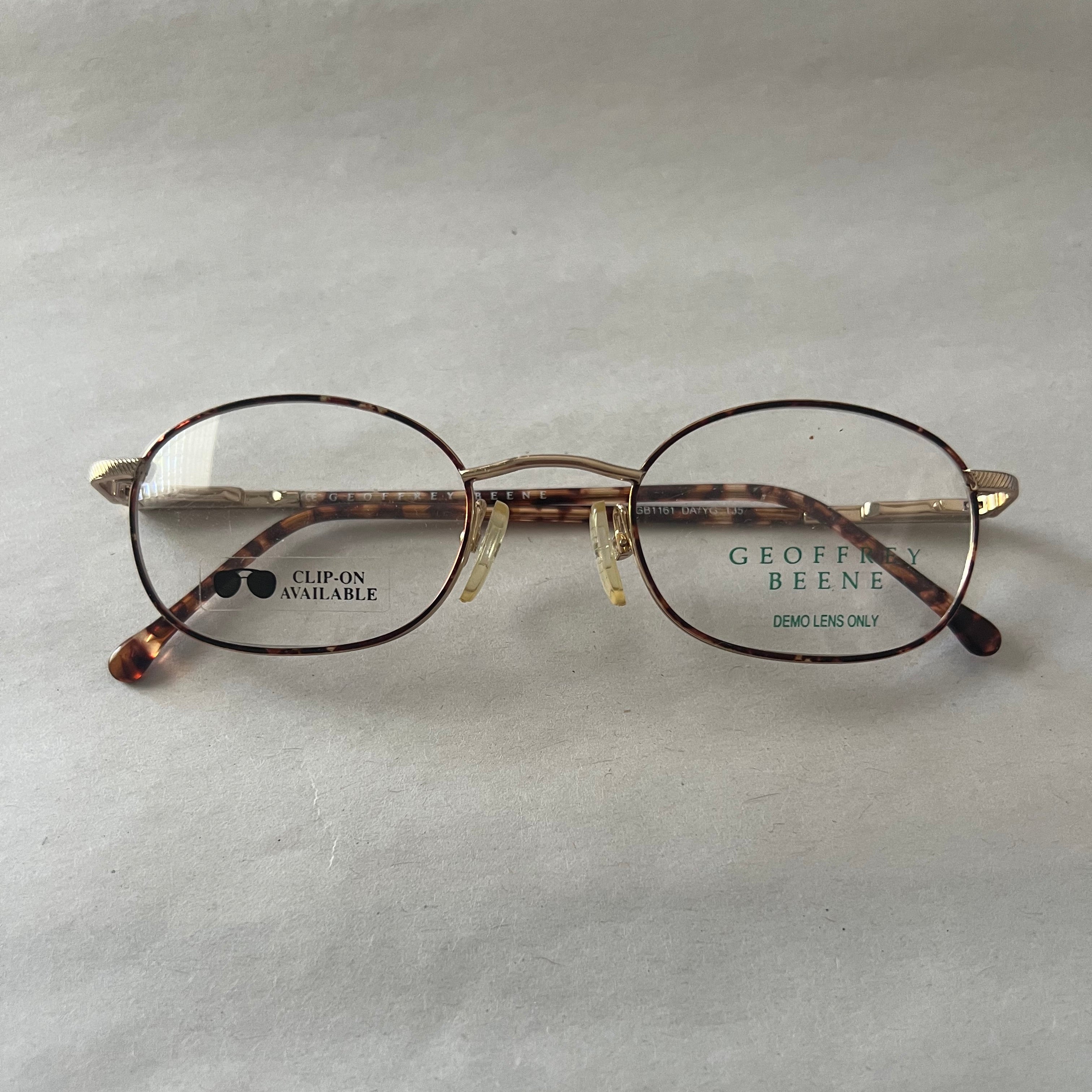 Men's Geoffrey Beene GB1161 Dark Yellow/ Gold (Includes Single Vision Polycarbonate Lens)