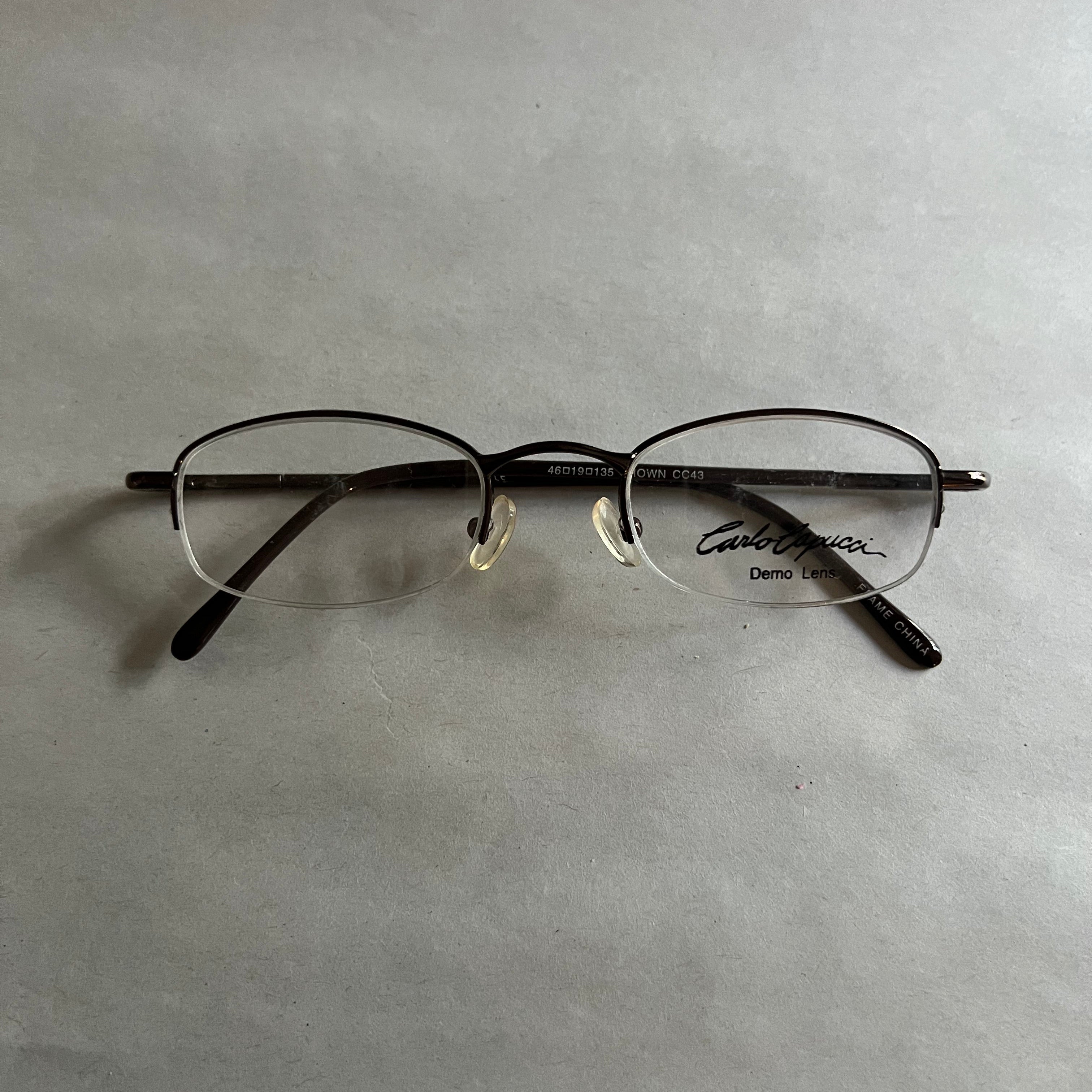 Men's Carlo Capucci CC43 Brown (Includes Single Vision Polycarbonate Lens)
