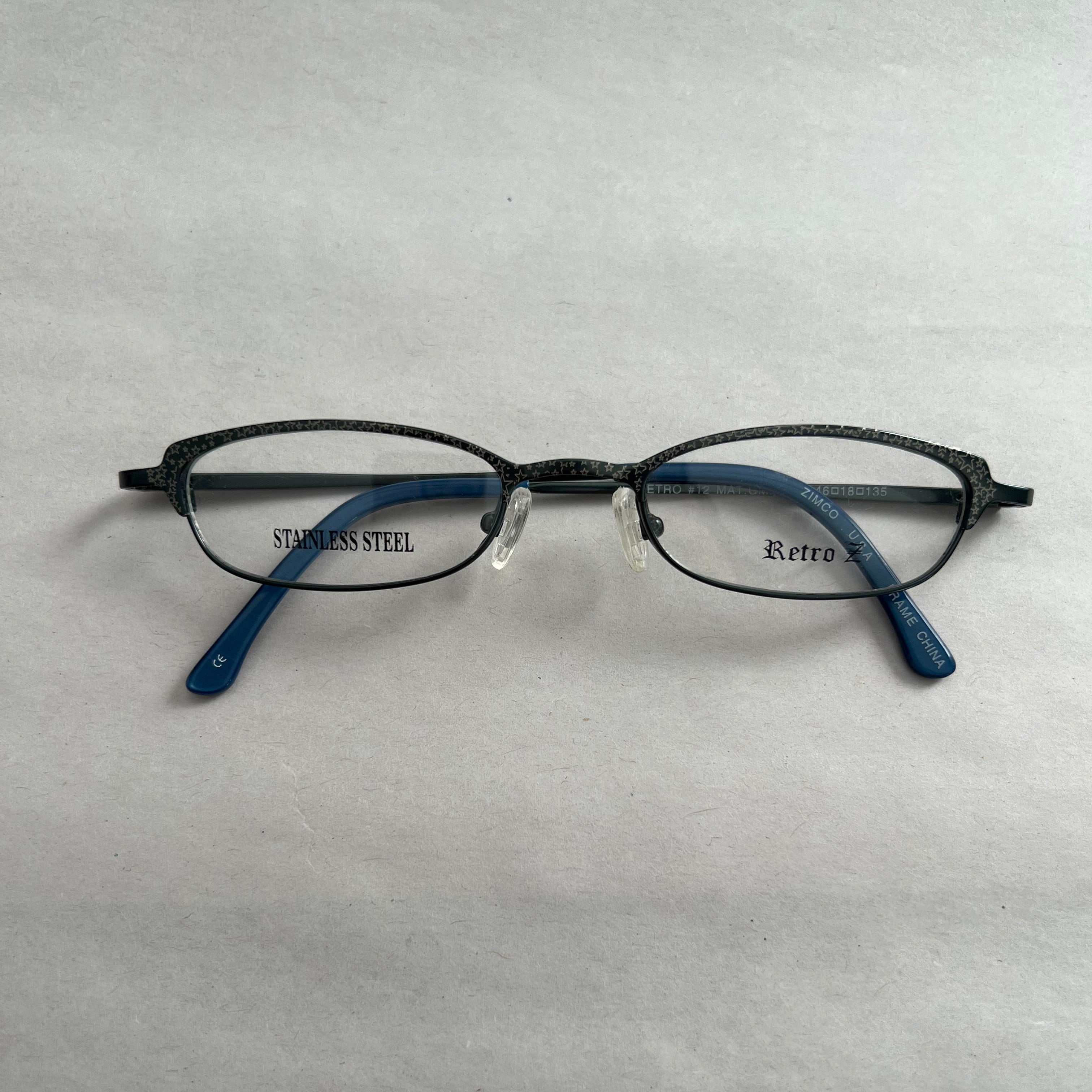Women's Retro Z Retro #12 Mat. Gunmetal Blue (Includes Single Vision Polycarbonate Lens)