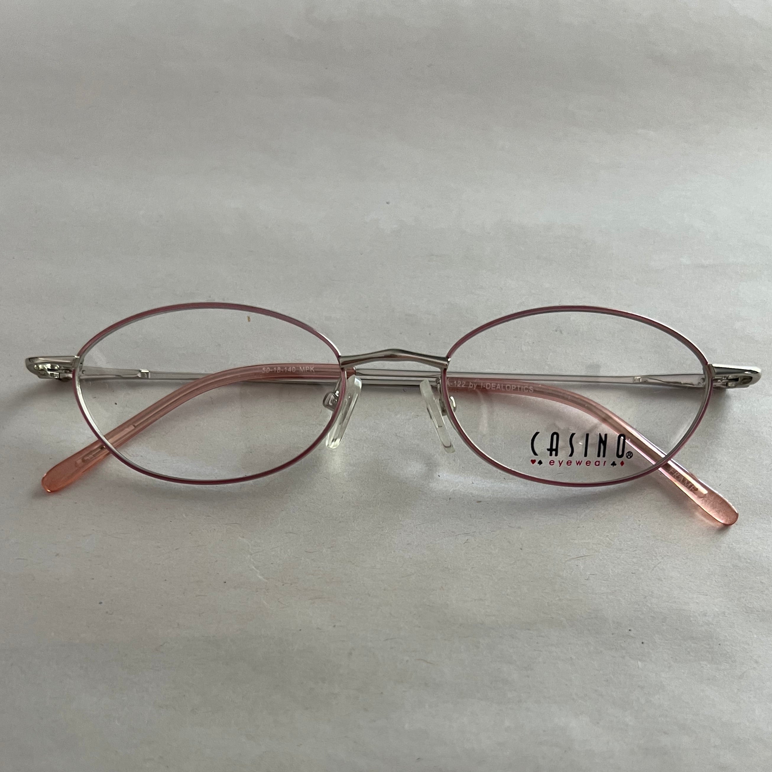 Women's Casino Eyewear A122 Matte Pink (Includes Single Vision polycarbonate Lens)