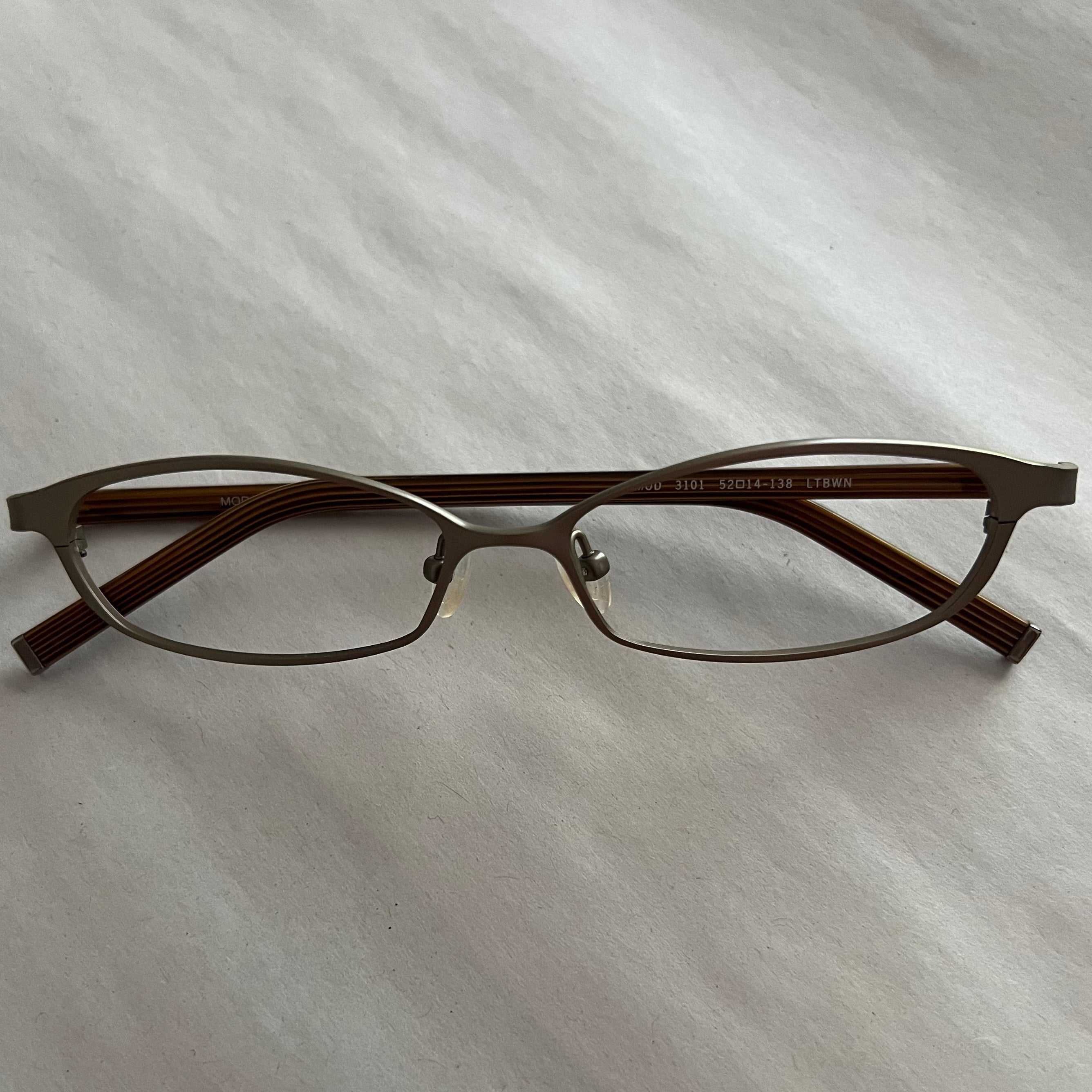 Men's Modo Mod 3101 Light Brown (Includes Single Vision Polycarbonate Lens)