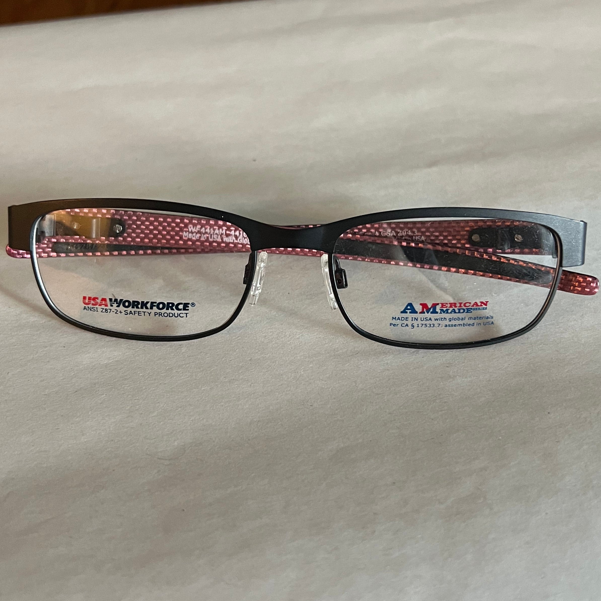 Safety Frame Artcraft WF4411AM Black/Pink (Includes Single Vision Polycarbonate Lens)