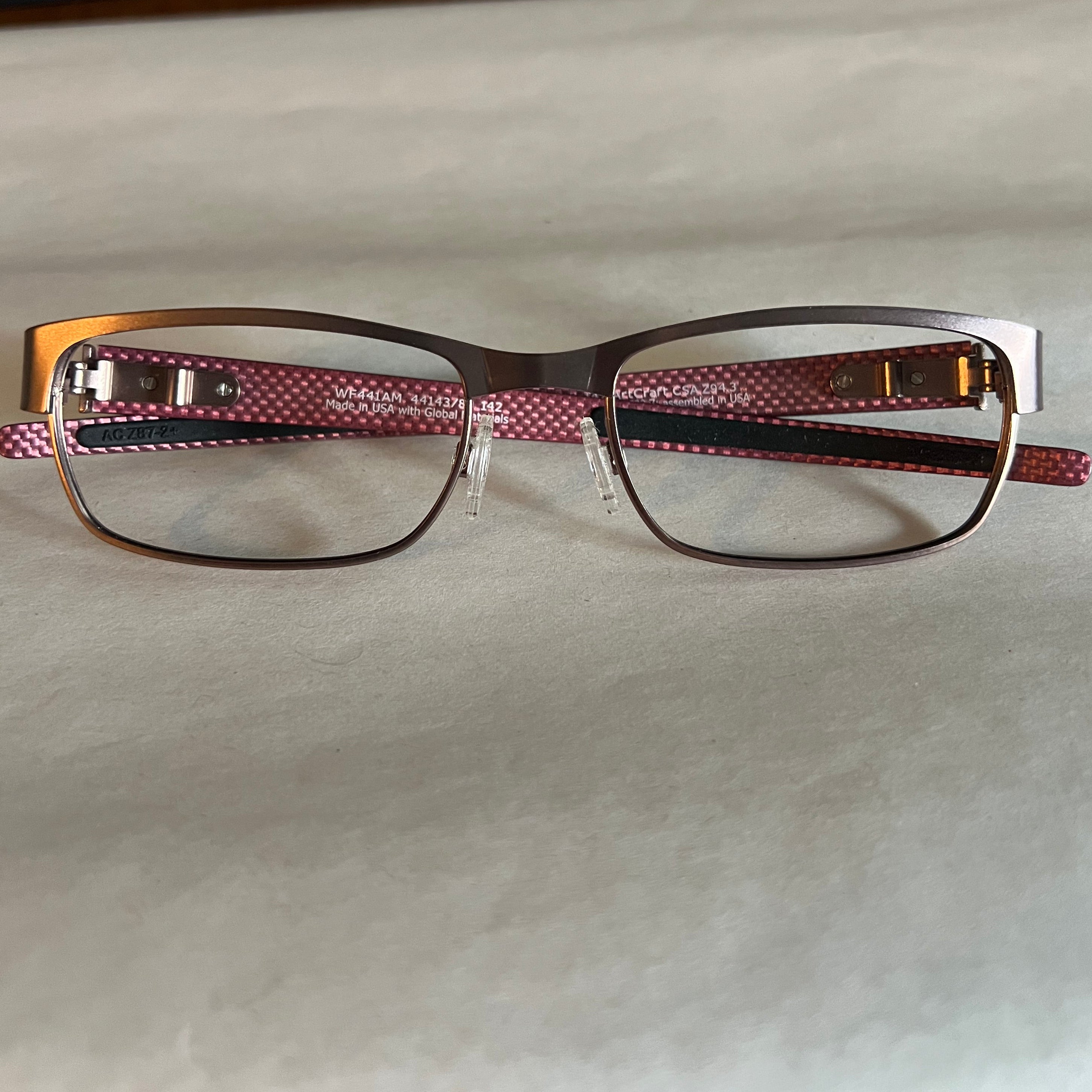 Safety Frame Artcraft WF441AM Brown/pink (Includes Single Vision Polycarbonate Lens)