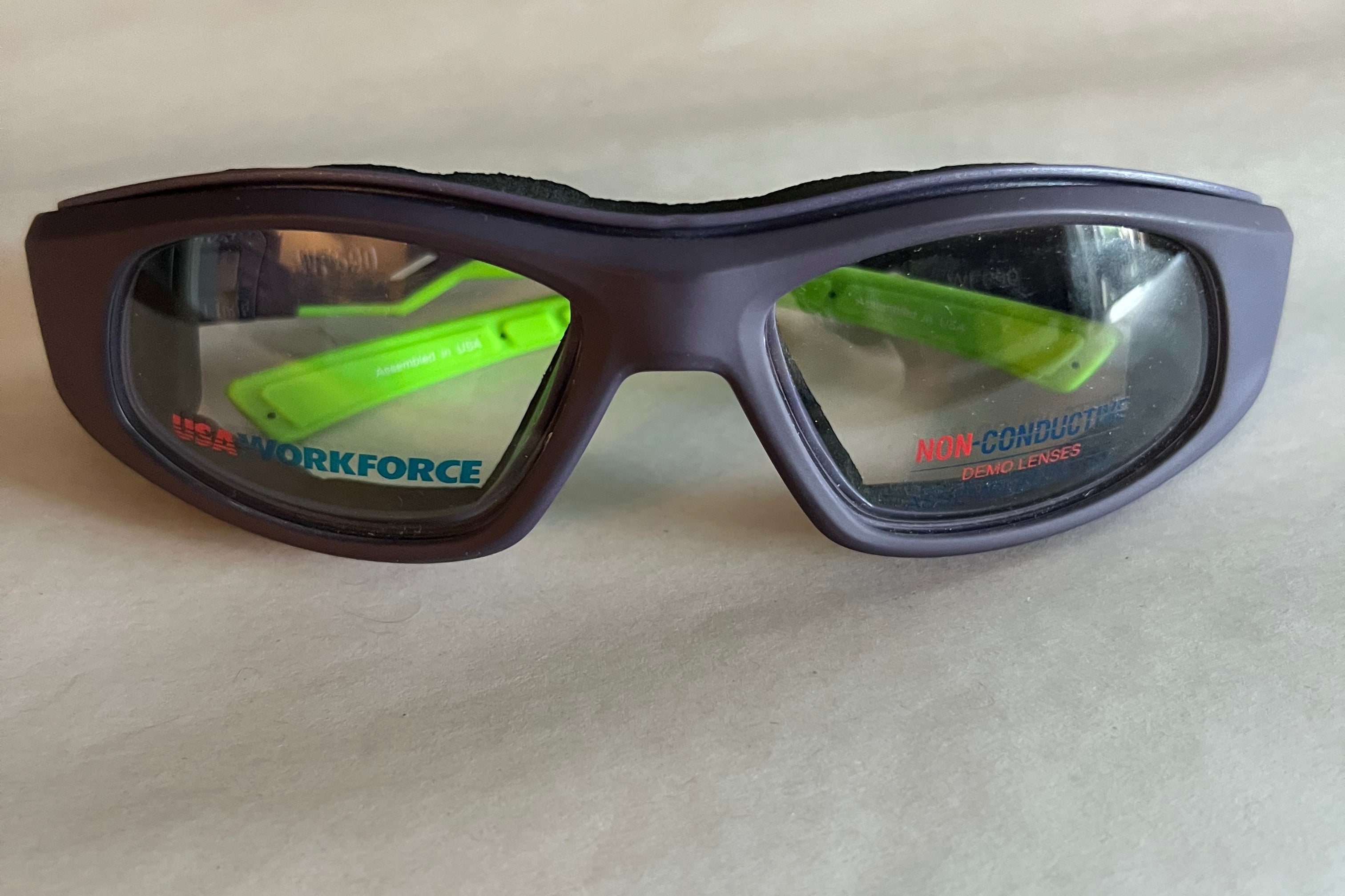 Safety Frame Usa Workforce WF69083/60 Purple/Green (Includes Single Vision Polycarbonate Lens)