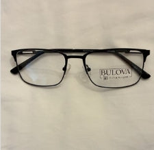 Men's Bulova Twist Titanium Canarsie Black (Includes Single Vision Polycarbonate Lens)