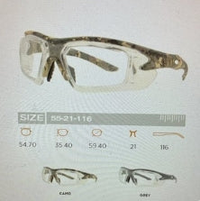 Safety Frame ARMOURX 6011 Wrapped (Includes Single Vision or No-Line Progressive Wrapped Lens)