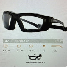 Safety Frame ARMOURX 6005 Wrapped (Includes Single Vision or No-Line Progressive Wrapped Lens)