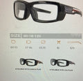 Safety Frame ARMOURX 6014A Asian Fit Wrapped (Includes Single Vision or No-Line Progressive Wrapped Lens)