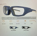Safety Frame ARMOURX 6015A Wrapped (Includes Single Vision or No-Line Progressive Wrapped Lens)