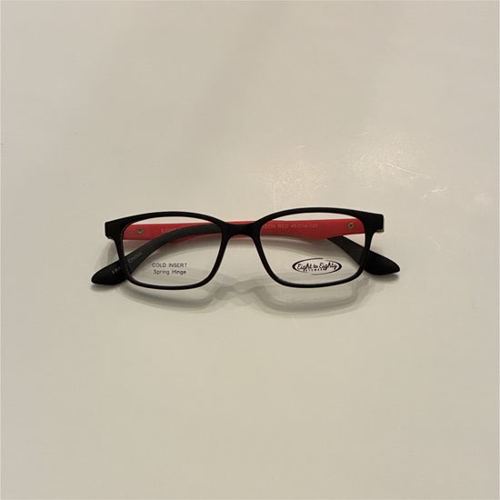 Kid's Boy Eight to Eighty Jackson Black/Red (Includes Single Vision Polycarbonate Lens)