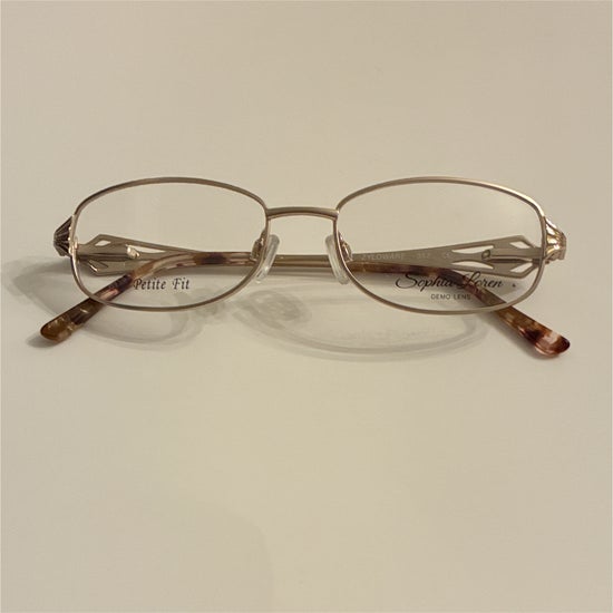 Women's Sophia Loren M247 Gold (Includes Single Vision Polycarbonate Lens)