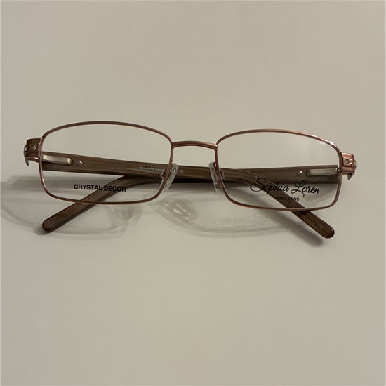 Women's Sophia Loren M271 Brown (Includes Single Vision Polycarbonate Lens)