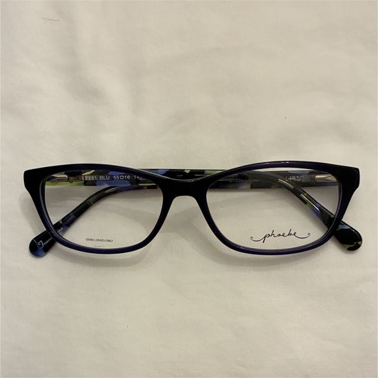 Women's Phoebe P281 Blue (Includes Single Vision Polycarbonate Lens)