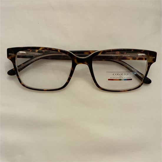 Women's Colours Dunlop Tortoise/Crystal (Includes Single Vision Polycarbonate Lens)