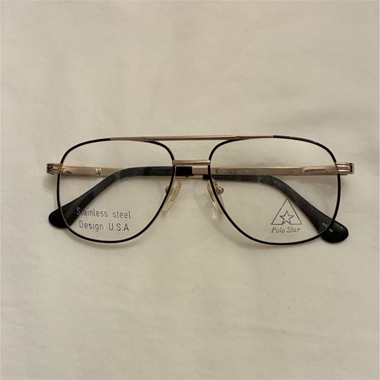 Men's Polo Star 811 Black/Gold (Includes Single Vision Polycarbonate Lens)