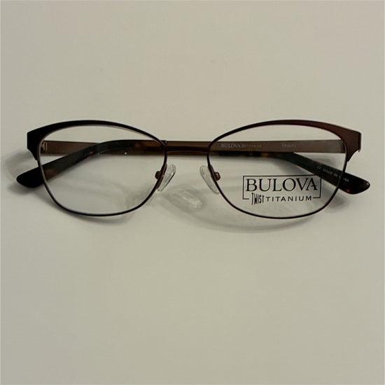Women's Bulova Twist Titanium Trinity Brown (Includes Single Vision Polycarbonate Lens)