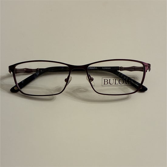 Women's Bulova Florence Eggplant (Includes Single Vision Polycarbonate Lens)