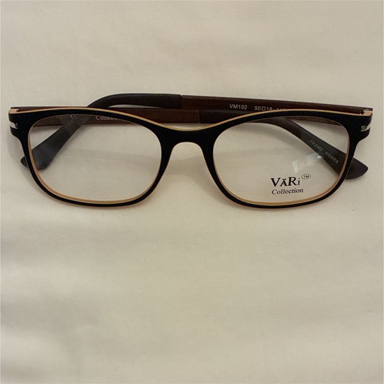 Women's Vari Collection VM102 Brown/Orange (Includes Single Vision Polycarbonate Lens)