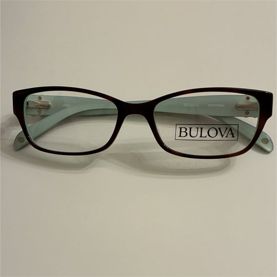 Women's Bulova Santorini Tortoise/Mint (Includes Single Vision Polycarbonate Lens)