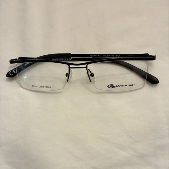 Men's Gargoyles Quantico Black (Includes Single Vision Polycarbonate Lens)