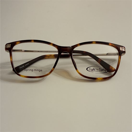 Women's Eight to Eighty Brianna Tortoise (Includes Single Vision Polycarbonate Lens)