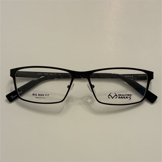 Men's Realtree Max-5 R435 Black (Includes Single Vision Polycarbonate Lens)