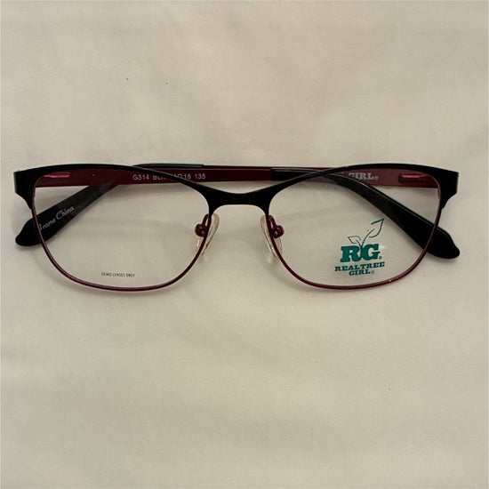 Kid's Girl Realtree Girl G314 Black/Red (Includes Single Vision Polycarbonate Lens)