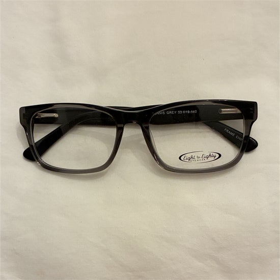Men's Eight to Eighty Dennis Grey (Includes Single Vision Polycarbonate Lens)