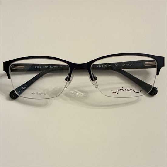 Women's Phoebe P285 Navy (Includes Single Vision Polycarbonate Lens)