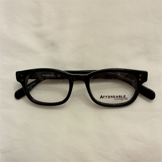 Men's Affordable Designs Owen Black (Includes Single Vision Polycarbonate Lens)