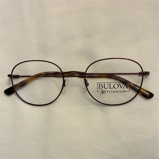 Men's Bulova Twist Titanium Long Beach Brown (Includes Single Vision Polycarbonate Lens)
