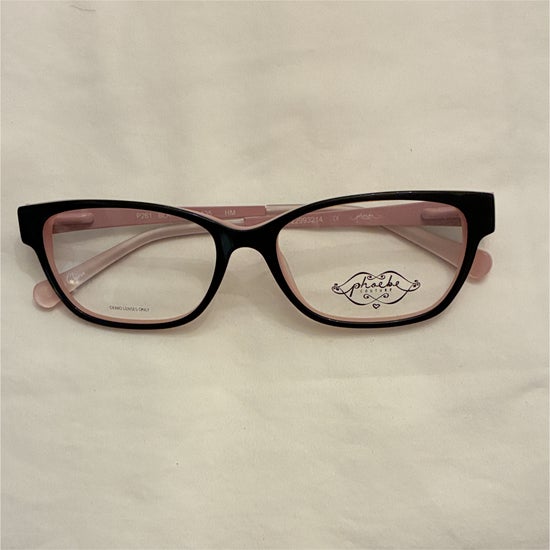Women's Phoebe P261 Black/Pink (Includes Single Vision Polycarbonate Lens)