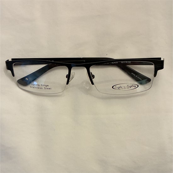 Men's Eight to Eighty Artie Black (Includes Single Vision Polycarbonate Lens)