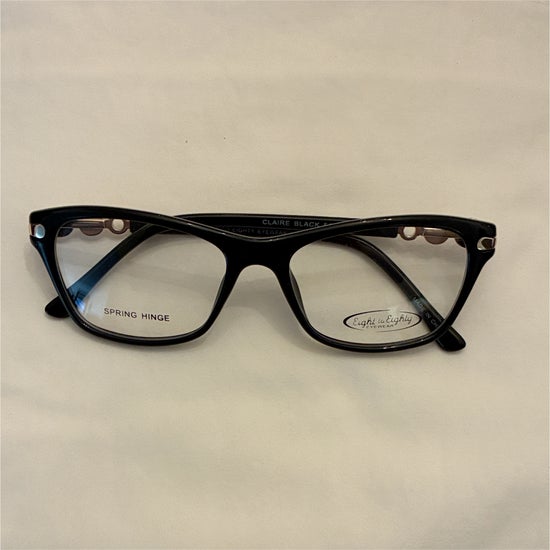 Women's Eight to Eighty Claire Black (Includes Single Vision Polycarbonate Lens)