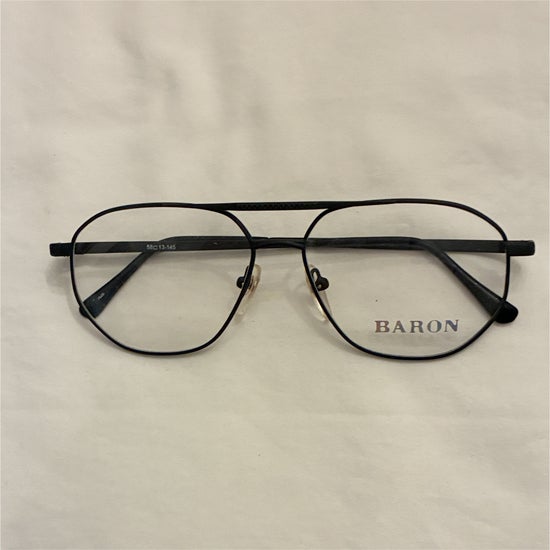 Men's Baron A6037 Black (Includes Single Vision Polycarbonate Lens)