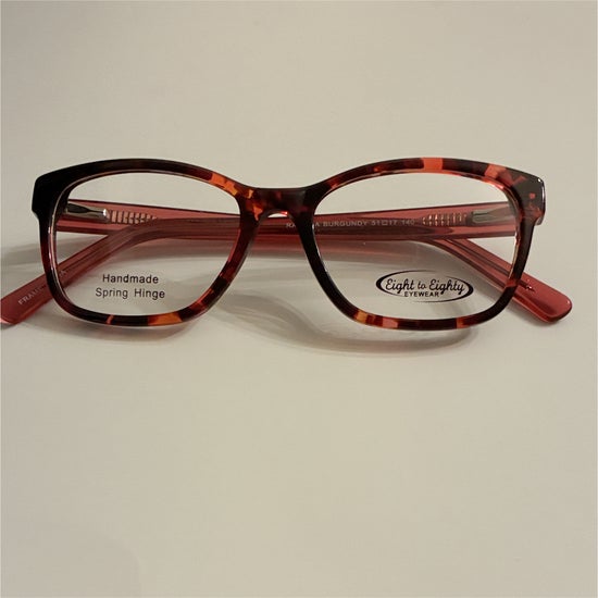 Women's Eight to Eighty Ramona Burgundy (Includes Single Vision Polycarbonate Lens)