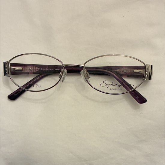 Women's Sophia Loren M245 Silver (Includes Single Vision Polycarbonate Lens)