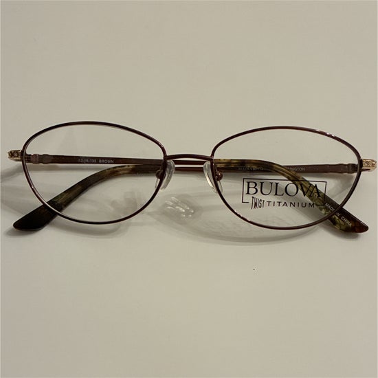 Women's Bulova Twist Titanium Islington Brown (Includes Single Vision Polycarbonate Lens)