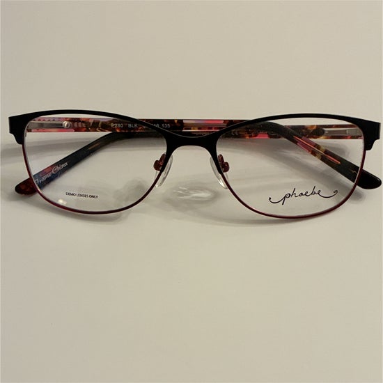 Women's Phoebe P280 Black (Includes Single Vision Polycarbonate Lens)