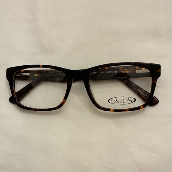 Men's Eight to Eighty Dennis Tortoise (Includes Single Vision Polycarbonate Lens)