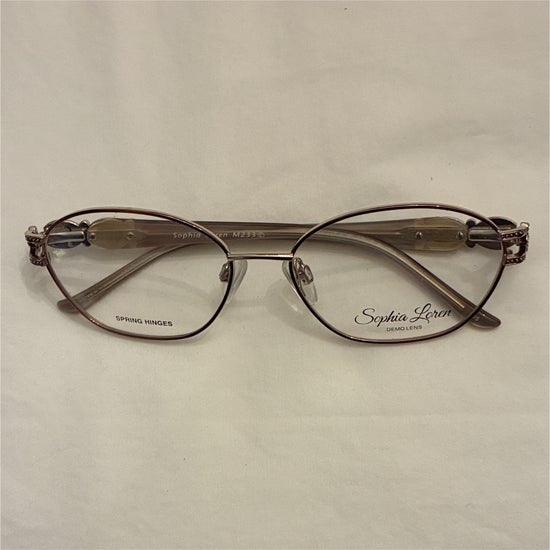 Women's Sophia Loren M233 Brown (Includes Single Vision Polycarbonate Lens)