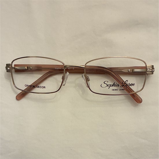 Women's Sophia Loren M271 Gold (Includes Single Vision Polycarbonate Lens)