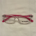 Kid's Girl Affordable Designs Adeline Crystal/Pink (Includes Single Vision Polycarbonate Lens)