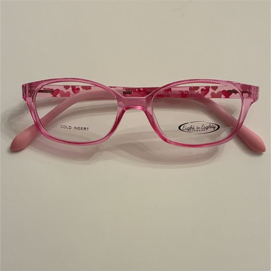 Kid's Girl Eight to Eighty Isabella Pink (Includes Single Vision Polycarbonate Lens)