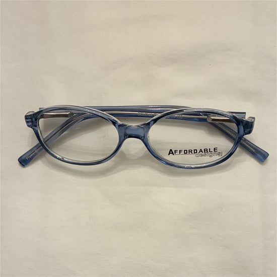 Kid's Girl Affordable Designs Selena Blue (Includes Single Vision Polycarbonate Lens)